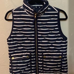 J CREW Striped Vest Size XS